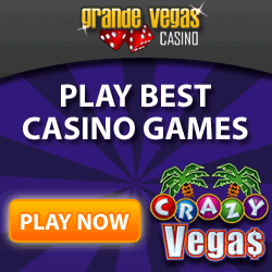 Crazy Vegas at Grande Vegas $100 Welcome Bonus