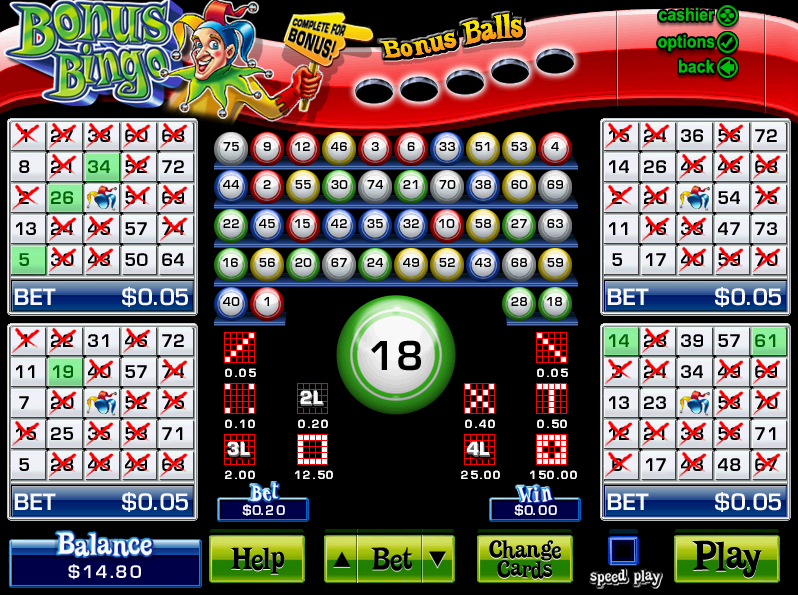 Bodog Casino Bingo