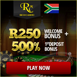 R250
                                + 500% on 1st Dep